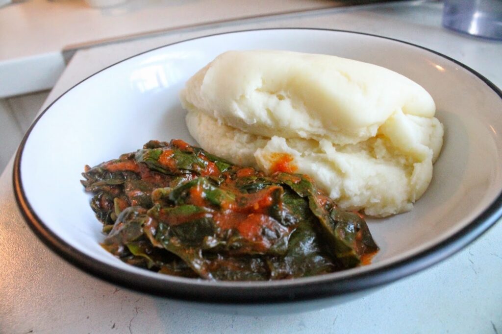 Pounded Yam & Efo Riro